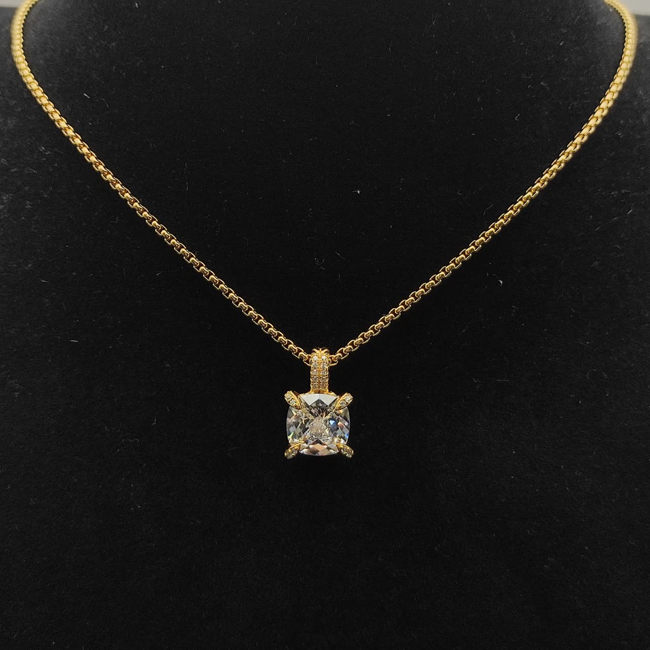 David Yurman Oval Pendant Necklace